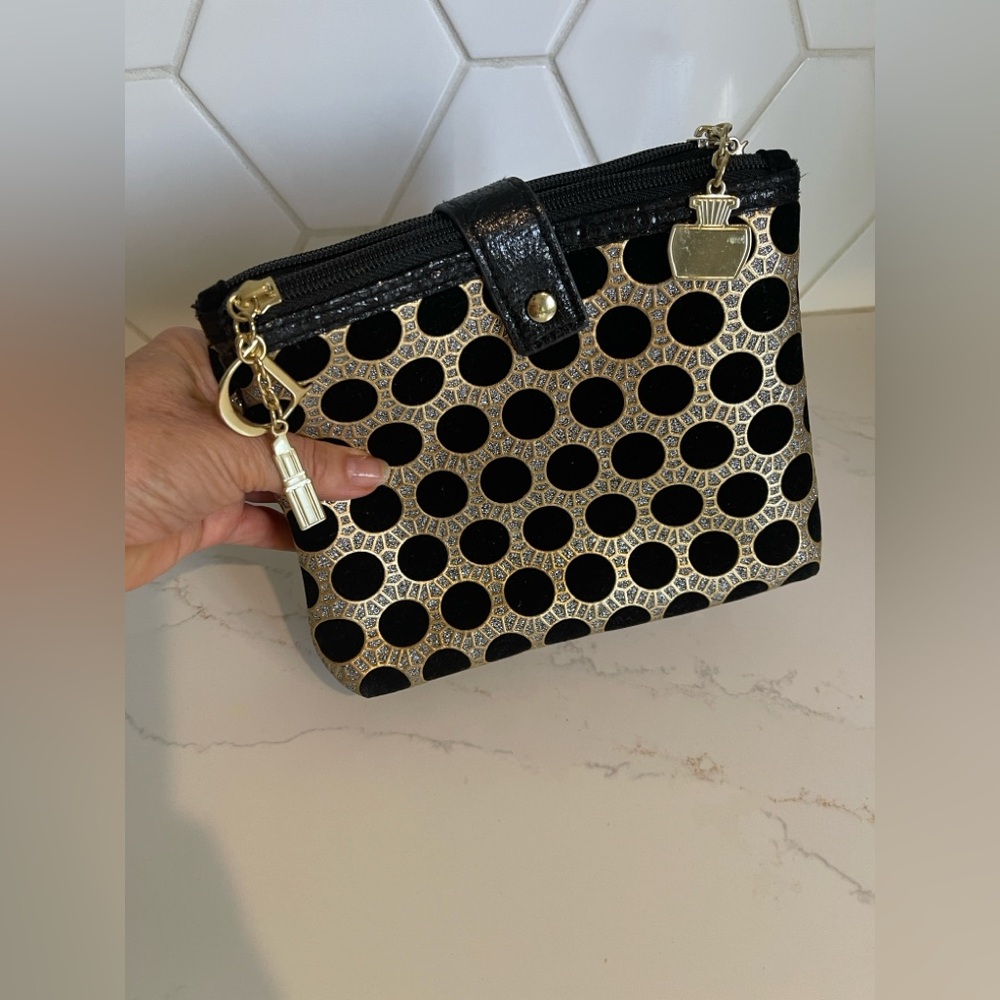 Vintage DIOR Cosmetic Makeup Bag Pouch Travel NEW!